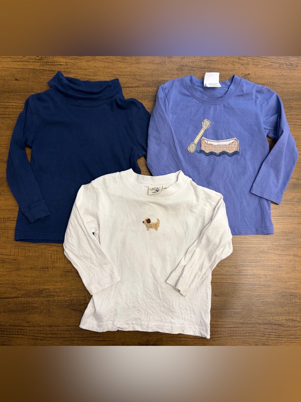 Luigi Kids, Stitchy Fish, & Carter’s Size 2T Shirt Bundle